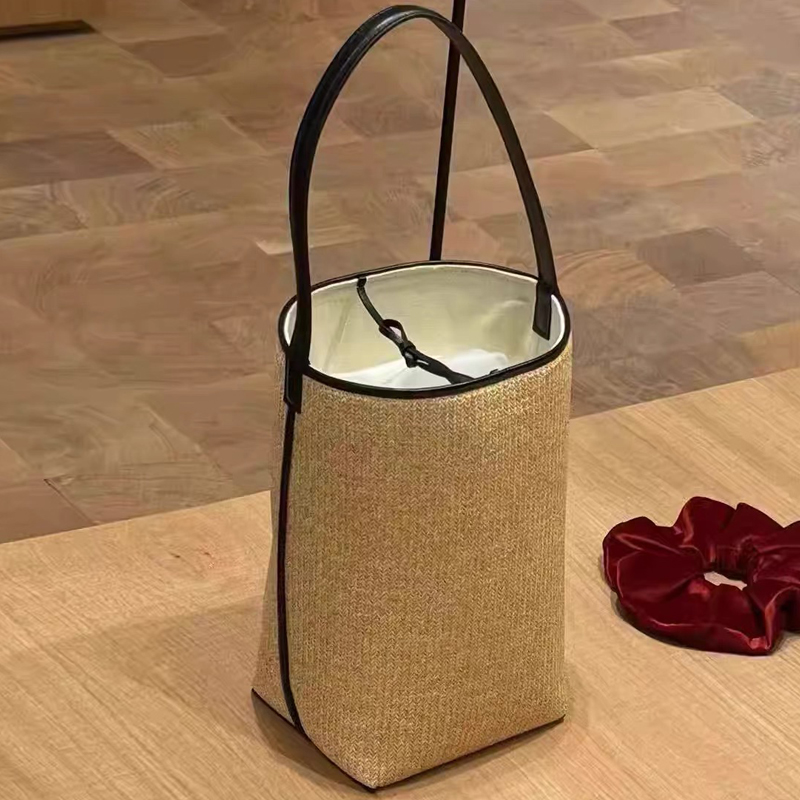Women'S Raffia Bags - Raffia-Strick-Beuteltaschen für Damen: Luxuriöse Designer-Handtaschen und
