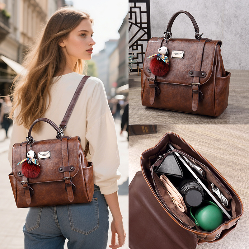 Women Bags 2026 Trends - 2026 Damen-Rucksack mit großem Fassungsvermögen, modische