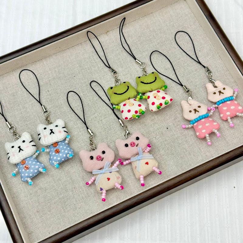 Women'S Young Bags - S Süßer Schlüsselanhänger mit Frosch-, Schwein-