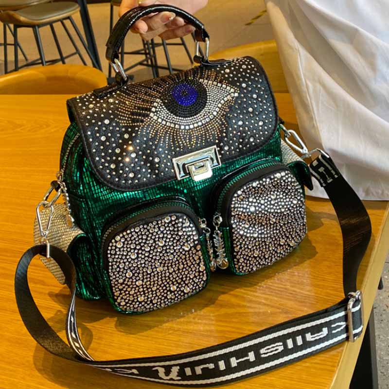 Women Bags Branded - Mode Frauen Rucksack Große Kapazität Schulter