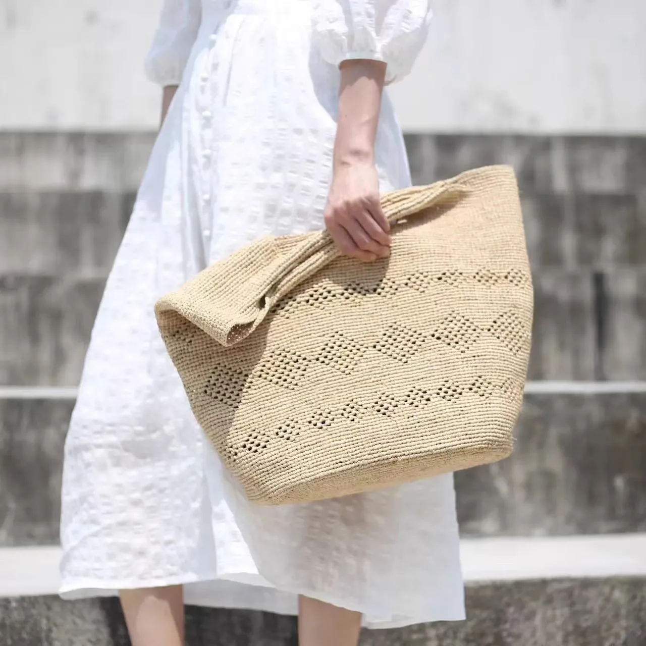Mode Lässig Große Kapazität Na – Women'S Raffia Bags Bewertung und Preis
