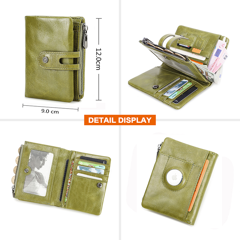Öl Leder Frauen Geldbörsen Kur – Women'S Young Bags Bewertung und Preis