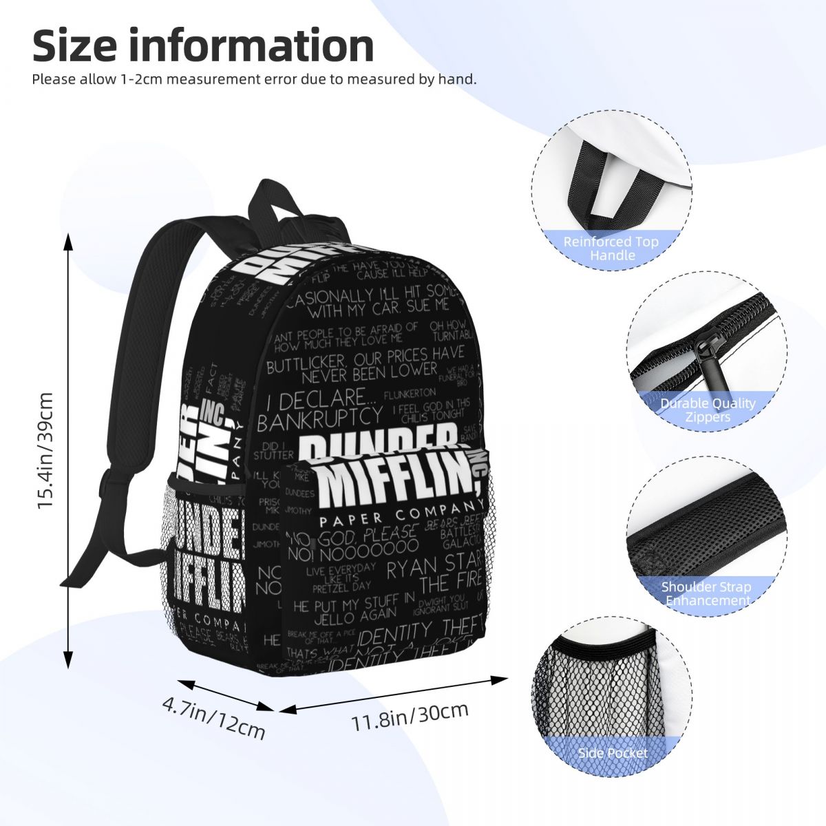The Office Quotes Dunder Miffl – Women Bags Company Bewertung und Preis