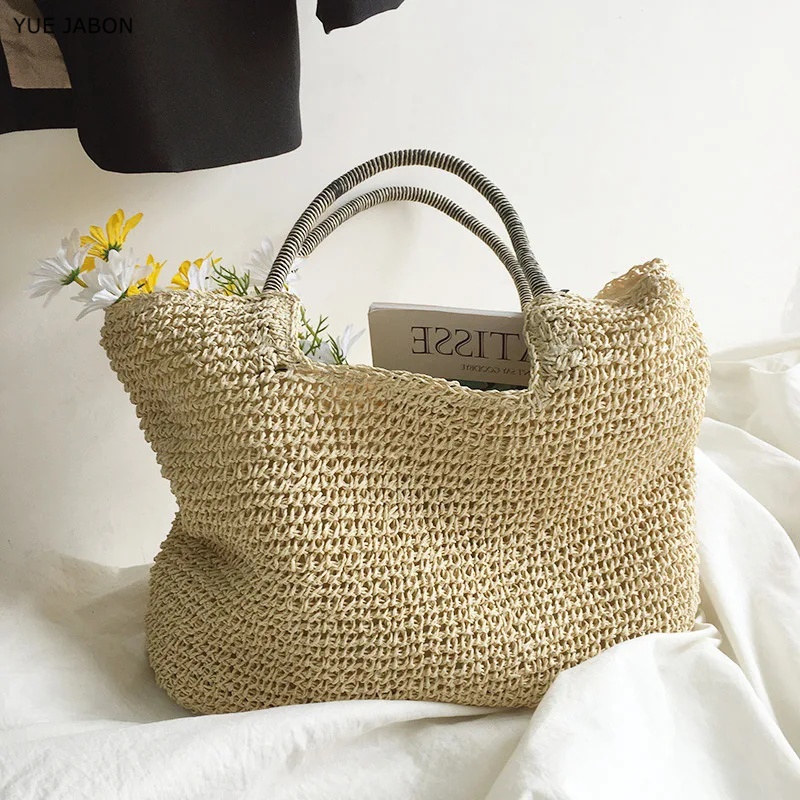 Weiche Strand-Vintage Handgewe – Women'S Raffia Bags Bewertung und Preis