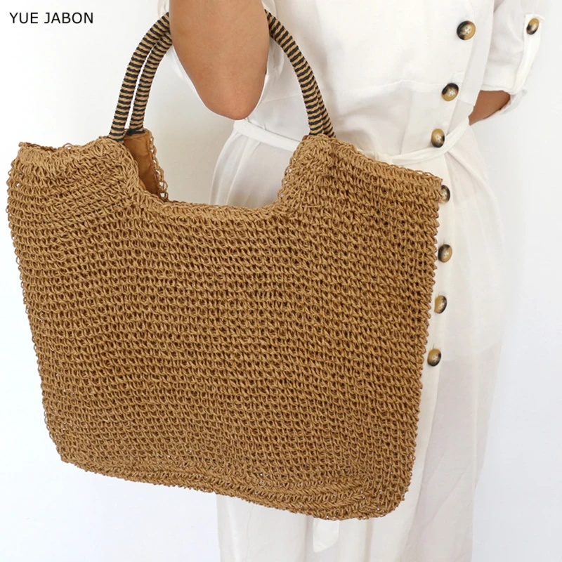 Weiche Strand-Vintage Handgewe – Women'S Raffia Bags Bewertung und Preis